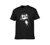 R1 Fear and Loathing In Las Vegas Unisex 100% Cotton Short-Sleeve T-Shirts Black M