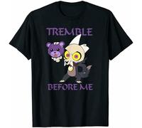 R1 Tremble Before Me The Owl House King Funny Cartoon Friends Black T-Shirt Black Mens