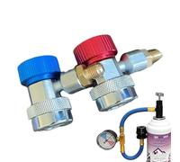 R1234Yf - Kit de adaptadores de conexión rápida 1234Yf - Adaptador de CA R134A - Adaptador 1234Yf 134A - Adaptador de manguera de alta y baja presión, kit de conversión para cargar aire acondicionado