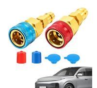 R1234yf to R134a Adapter Kit - High & Low Side Quick Coupler Set | Solid Al