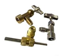 R134-22-1/2 Aire acondicionado automotriz que carga la asamblea de la válvula de gas, conector de la industria del metal para la herramienta de apertura de la CA del coche