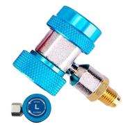 R134A - Accesorios adaptadores - Conectores rápidos de CA para coche | Acoplador automático de alta precisión, herramienta de aire acondicionado automotriz, conexión de puerto de recarga HVAC