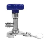 R134a Can Tap, Adjustable 1/2 inch Acme Female to 1/4 inch SAE Male R134A Refrigerant Dispenser (Type A)