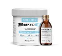 R15 (500 gr) Goma de Silicona liquida específica para Realizar moldes de Resina de Bricolaje, fundición,Endurecimiento rápido, moldes de dureza Media