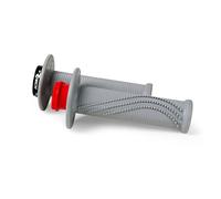 R20 LOCK-ON (22+25 mm) MANOEBRAS GRIS + 3 ADAPTADORES ROLGAZ PARA MOTOCICLETAS B