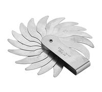 R25-50MMRadius Fillet Gauge, Acero inoxidable externo cóncavo Convexo herramienta de medición, Mecanica medidor de radios