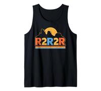 R2R2R Grand Canyon Retro Vintage Senderismo Trek Trail Adventure Camiseta sin Mangas