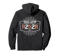 R2R2R Grand Canyon Trek Auténtico Vintage Adventure Senderismo Sudadera con Capucha