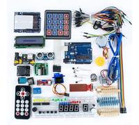 R3 Super Starter Kit para Arduino con Sensores Motores Lcd Tutorial Juego de Aprendizaje Completo para Principiantes Estudiantes Aficionados (UNO-Pro)