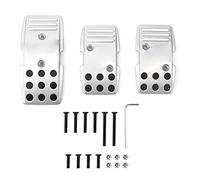 R3000 Grip - Enhanced Pedal Covers 3Pcs Set | Aluminum Alloy Traction - Optimized Racing Pedals for Manual Transmission Cars | Universal Brake Gear Accelerator Covers