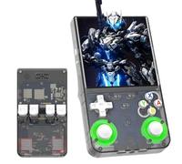 R36 Ultra Consola portátil de Juegos Retro,25 emuladores,20000+Juegos,Pantalla IPS OCA de 4 Pulgadas,Compatible con conexión de Mando,WiFi 2,4GHz,Sistema Linux,Consola de Juegos portátil(Negro 128G)