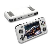 R36H Consola de Juegos portátil 64G,3.5 Pulgadas IPS Pantalla portátil Retro Gaming 8H Tiempo de Juego con 2500mAh,Consola de Juegos Retro incorporada 23+ emuladores y 15000+ Juegos clásicos,Blanco