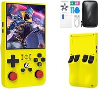 R36Max - Consola de juegos de mano retro, consola de videojuegos con 64G integrado de más de 18000 juegos, 4000 mAh recargable, soporta más de 30 simuladores, sistema Linux, pantalla IPS de 4.0