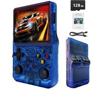 R36S - Consola portátil de 64 GB, más de 20.000 juegos clásicos integrados, sistema Linux con pantalla HD MIPI IPS de 3,5"