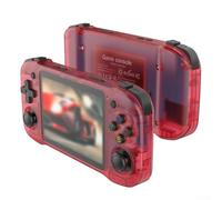 R46H R46H - Consola de juegos de mano retro con pantalla HD IPS de 4,5 pulgadas, código abierto para sistema Linux, WiFi, diseño compacto de ABS para juegos clásicos, portátil (R46H-64G rojo)