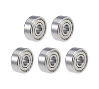 R4AZZ Rodamientos de bolas de garganta profunda 1/4 pulgadas x 3/4 pulgadas x 9/32 pulgadas Rodamientos de palanca Z2 blindados 5 unidades