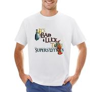 R5YGxdsewws It-s-Bad-Luck-To-Be-Superstitious-T-Shirt-Aesthetic-Clothes-Boys-Whites-Shirts-Graphic-Tees