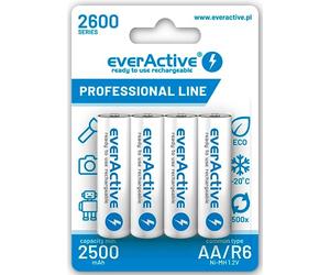 R6 AKU 4BL everActive 2600 Professional Line