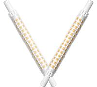 R7s LED 118 mm, 9.5W 230V Bombillas, Blanco Cálido 3000K, Equivalente a 80-100W Halógena, 360 Grados, Juego de 2