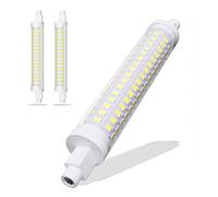 R7s Led 118mm 10W Bulb, Non Dimmable Bombilla, regulable 100W Halogen Bulb, 1000lm Lamp, AC/DC 220V, No Strobe, For Ceiling Floodlight, Reading Lamps, 2 Pack ( Color : Cool white , Size : 118mm )
