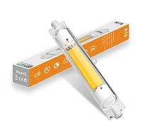 R7S LED 118mm regulable 10W R7S LED COB Bombilla Blanco frío 6000K 1000LM AC 220-240V, equivalente a 100W J118 R7S Lámparas halógenas, sin parpadeo, 1 Piezas