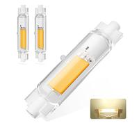 R7S LED 78mm regulable 7W R7S LED COB Bombilla 700LM AC 220-240V, equivalente a 70W J78 R7S Lámparas halógenas, sin parpadeo (Color : Natural White 4000K, Size : 78mm 2pcs)
