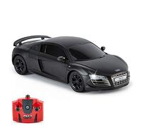 R8 GT, Coche de Control Remoto Oficial con Luces de Trabajo, Control por Radio Control RC Escala 1:24, 2.4 GHz (Negro)