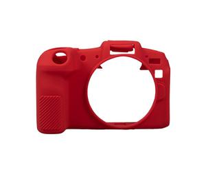 R8 Top Texture Rubber Silicone Case Body Cover Protector Frame Skin for R8 Camera Red