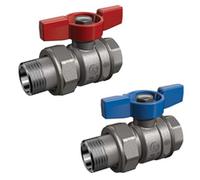 R859X345 R859 Válvula de bola, conexiones F-M 3/4 "F x 3/4" M GIACOMINI