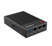 R86S Soft Routing Multi-net port, Intel mini host N5105 N6005 8GB/16GB/32GB 10 Gigabit Fiber port 2.5G (T4 Black)