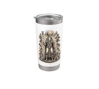 Ra Sun God Falcon Guardian Antiguo Egipcio Mítico Arte Vaso térmico de acero inoxidable de doble pared