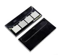 RA0.8-6.3 - Juego de muestras de comparación de rugosidad con 4 placas de acero al carbono para 7 métodos de mecanizado, incluyendo torno, fresado y rectificado (torno)