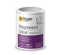 Raab Vitalfood Citrato de magnesio (200 g) - polvo de citrato de magnesio con aroma natural (sabor a fruta del bosque), sin edulcorantes, buena dosificación, ideal para deportistas, probado en