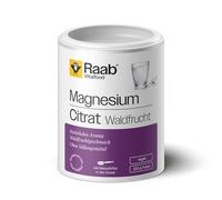 Raab Vitalfood Citrato de magnesio (200 g) - polvo de citrato de magnesio con aroma natural (sabor a fruta del bosque), sin edulcorantes, buena dosificación, ideal para deportistas, probado en