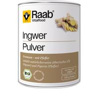Raab Vitalfood Jengibre Premium con Pimienta Bio en Polvo - 100 g Raab Vitalfood