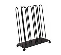 RAABYU Organizador de Perchas apilable de 4 Lados para lavandería, Centro Comercial y Tienda especializada. Capacidad para Aproximadamente 130 Perchas (Negro