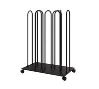 RAABYU Perchero apilable para Almacenamiento de Ropa, Organizador de Perchas, Perchero apilable para Centro Comercial (Dorado)