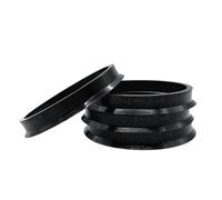 RaamKa Centradores De Llantas 4 Ruedas de Coche de plástico Negro de 70,1 mm a 63,4 mm; Anillos centrales de 70,1 a 63,4 mm. DE=70,1 mm, DI 63,4 mm. Anillos Centradores Llantas