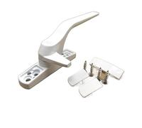 RaamKa Manilla Ventana Manija de Puerta y Ventana de Acero y plástico Grueso, manija de Ventana, Hebilla de Cerradura Antigua, manija de Siete Caracteres Manilla Puerta Ventana (Color : Left)