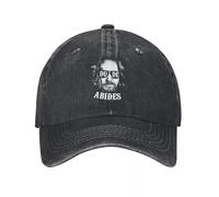 RAAXIHL Big Lebowski The Dude Abides Gorras de béisbol de Casquette lavadas desgastadas para Hombres y Mujeres Y2K Sombreros de Vaquero de Primavera, Regalo
