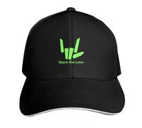 RAAXIHL Consigue aquí Niños Original Compartir El Amor Gorra de Béisbol Snapback Gorra de Playa Rave Hombres Tenis Mujer, Regalo