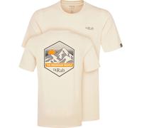 Rab - Camisetas - Stance Mountain Peak Tee Ecru - Talla XL - Blanco Blanco XL