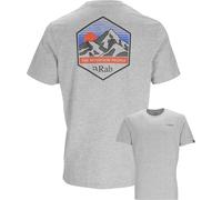 Rab - Camisetas - Stance Mountain Peak Tee Grey Marl - Talla XL - Gris Gris XL