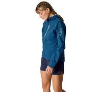 Rab Downpour Trail Light chaqueta impermeable para Mujer | EU M in Tempest Blue