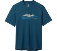 Rab Force Aspect Tee camiseta hombre - Tempest Blue - M