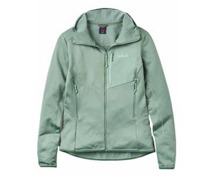 Rab - Forros polares mujer - Ascendor Light Hoody W Dark Fig Green para Mujer de Lana - Talla 12 UK - Verde Verde 12 UK