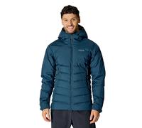 Rab Infinity Windstopper Down Hooded - Chaqueta de plumón con capucha para hombre | EU M in Tempest Blue