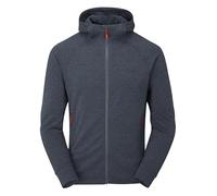 Rab Nexus - Sudadera con capucha para hombre, chaqueta de forro polar ligera con cremallera completa para senderismo y escalada, Acero, M