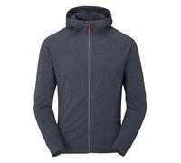 Rab Nexus - Sudadera con capucha para hombre, forro polar ligero con cremallera completa para senderismo y escalada, Acero, M