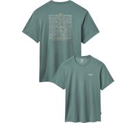 Rab - Ropa de senderismo - Crimp Elevation Tee Sage de Madera - Talla L - Verde Verde L